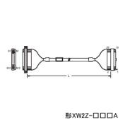 コネクタ端子台変換ユニット専用接続ケーブル（ シールドあり）　XW2Z-□□□A