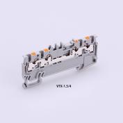 VTX-1.5/4　中継端子台17.5A（2：2結線）