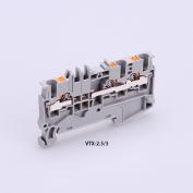 VTX-2.5/3　中継端子台24A（1：2結線）