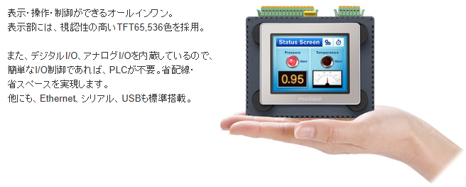 オールインワンだから省配線・省スペース