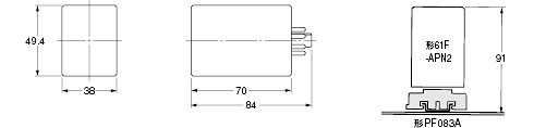 61F-ANP2　寸法図