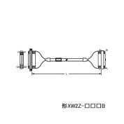 コネクタ端子台変換ユニット専用接続ケーブル（ シールドあり）XW2Z-□□□B