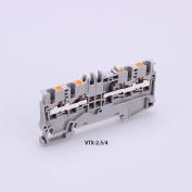 VTX-2.5/4　中継端子台24A（2：2結線）