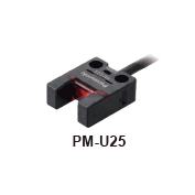 PM-U25　アンプ内蔵・コの字型マイクロフォトセンサ[超小型・ケーブル式] 