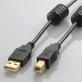 U2C-BFBKシリーズ　フェライトコア付きUSB2.0ケーブル
